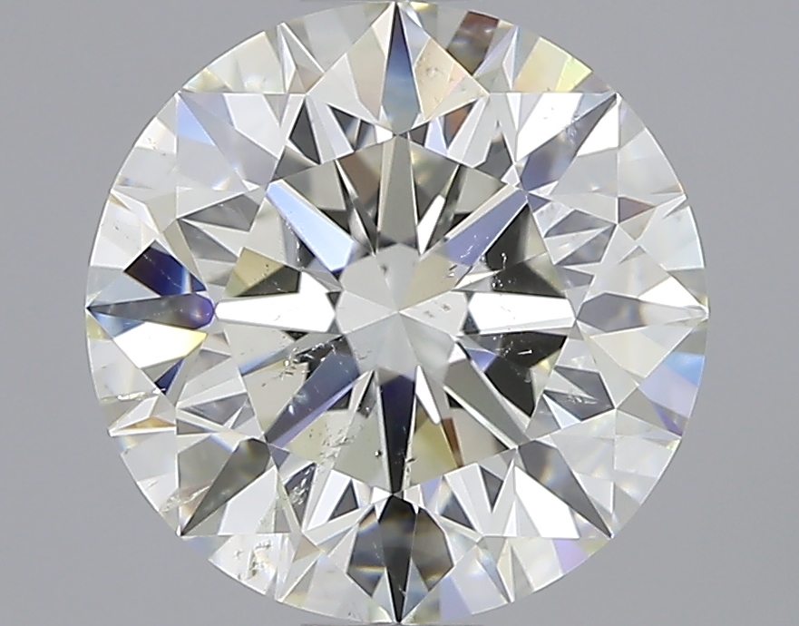 3.21 Carat Round Cut Natural Diamond